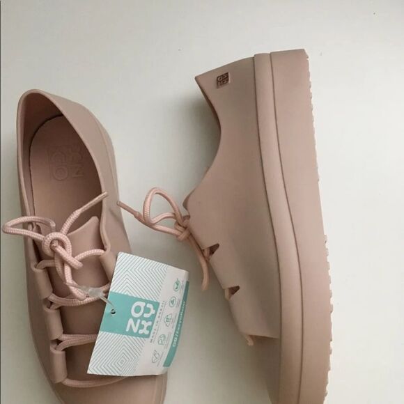 zaxy nude matte shoes sneaker Size 6 Made In Brazil New - Picture 6 of 14